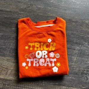 Cat & Jack Orange Trick or Treat Sweater